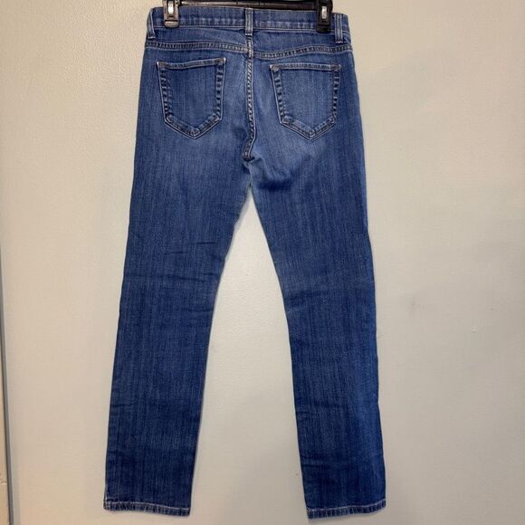 JCPenney Slim Straight Jeans Size 27/4 High Stretch Denim‎ Dark Wash JCP - Picture 3 of 6